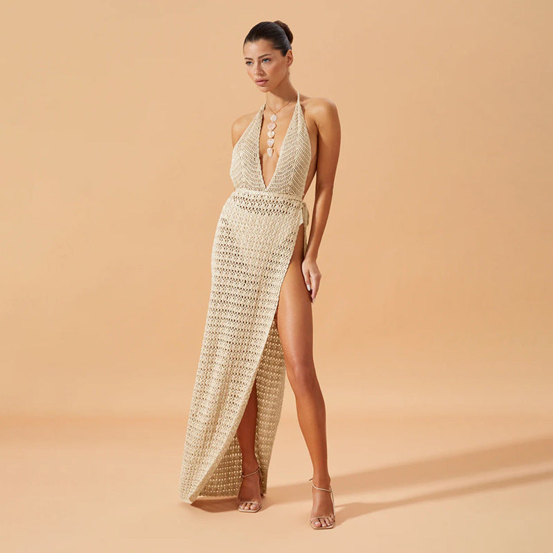 Women's figure-hugging mesh dress with sophisticated pattern Mune Fashion