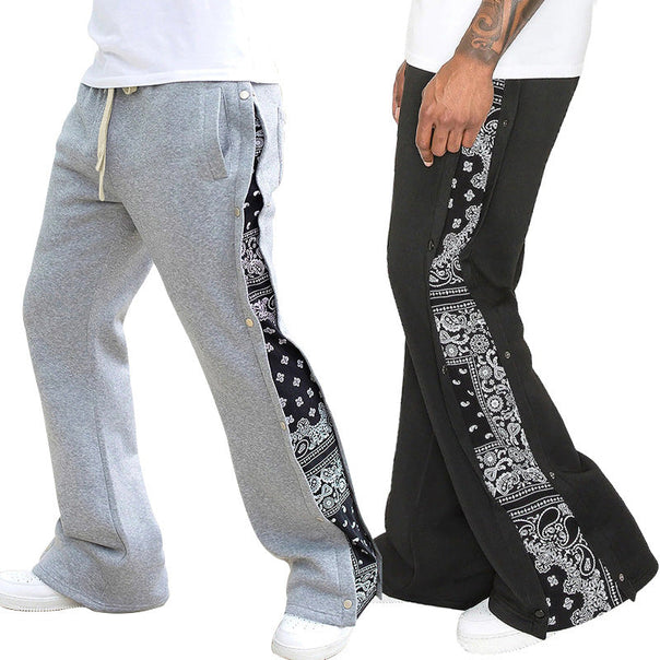 Mune | Men's casual sports pants with side print design and practical pockets