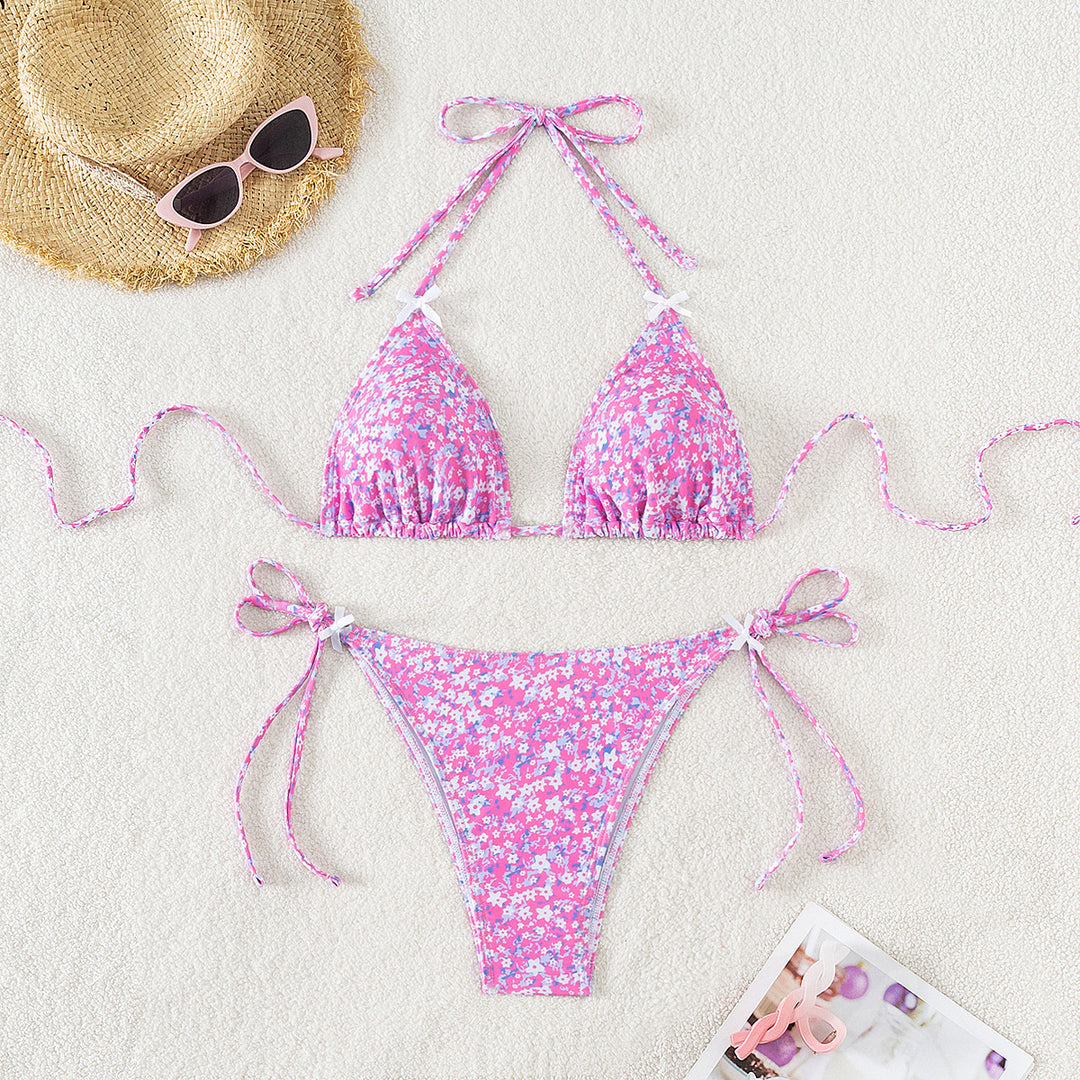 Women's triangle bikini with playful bows Mune Fashion