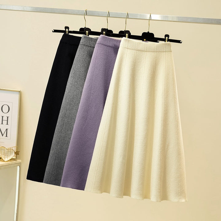 Ladies Wide-cut, elegant midi skirt Mune Fashion