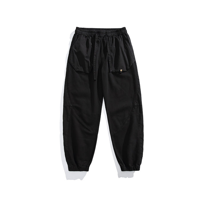 Men's utility jogger pants with oversized flap pockets, drawstring waistband, and elastic cuffs Drune