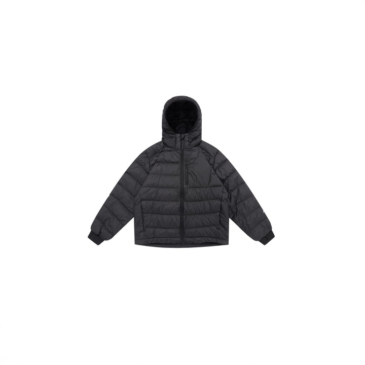Men's lightly padded hooded jacket in boxy cut with technical inserts Mune Fashion