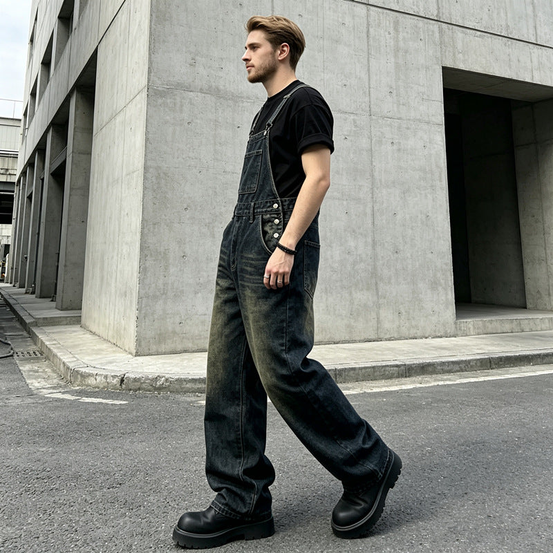 Men's Casual Jeans Overalls Mune Fashion