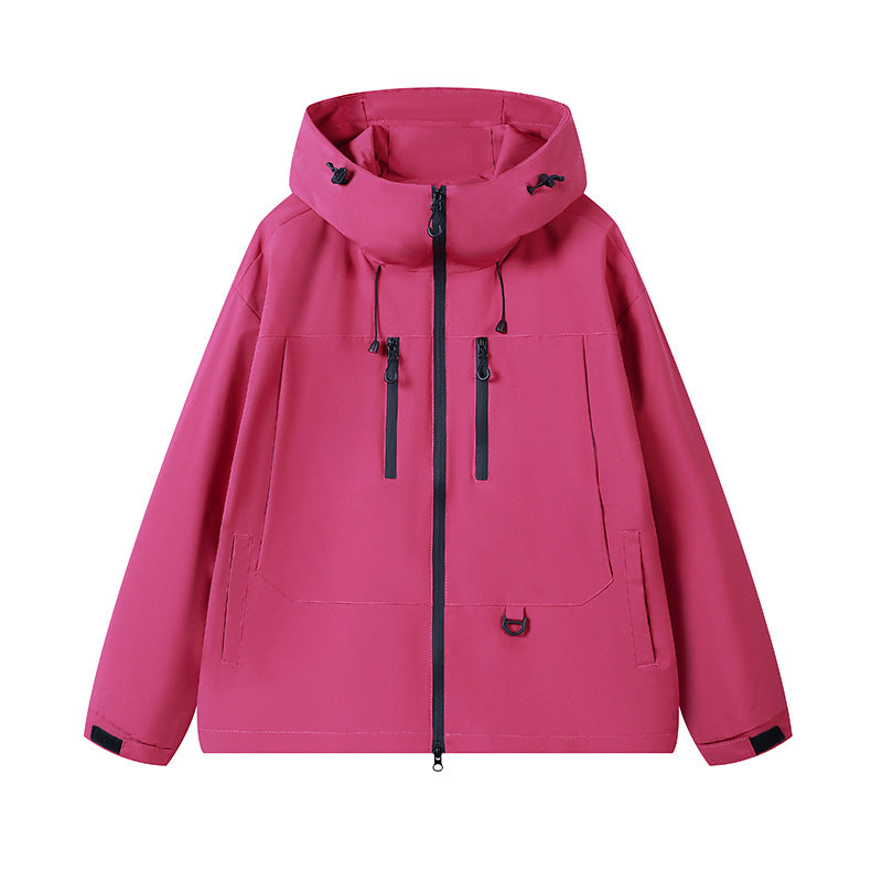 Men's technical water-repellent hooded transition jacket with taped zippers & utility pockets Mune Fashion