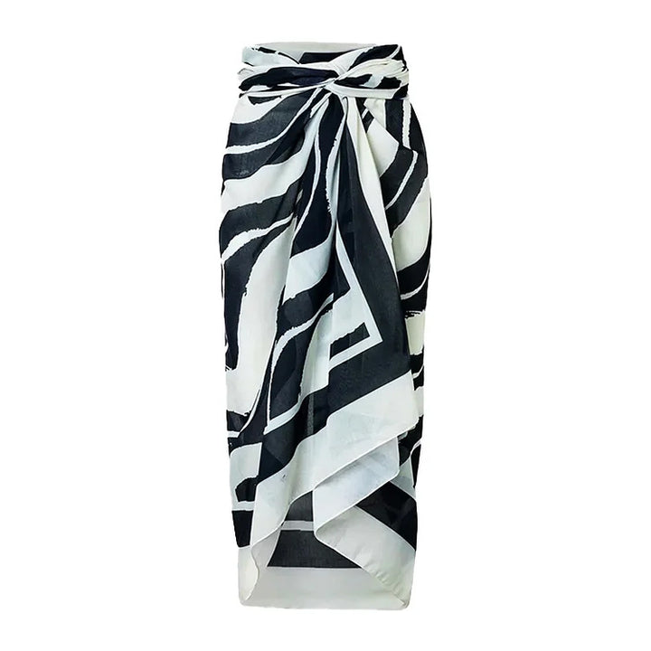 Women One-sided Swimsuit with Voluminous Ruffle Element Mune Fashion