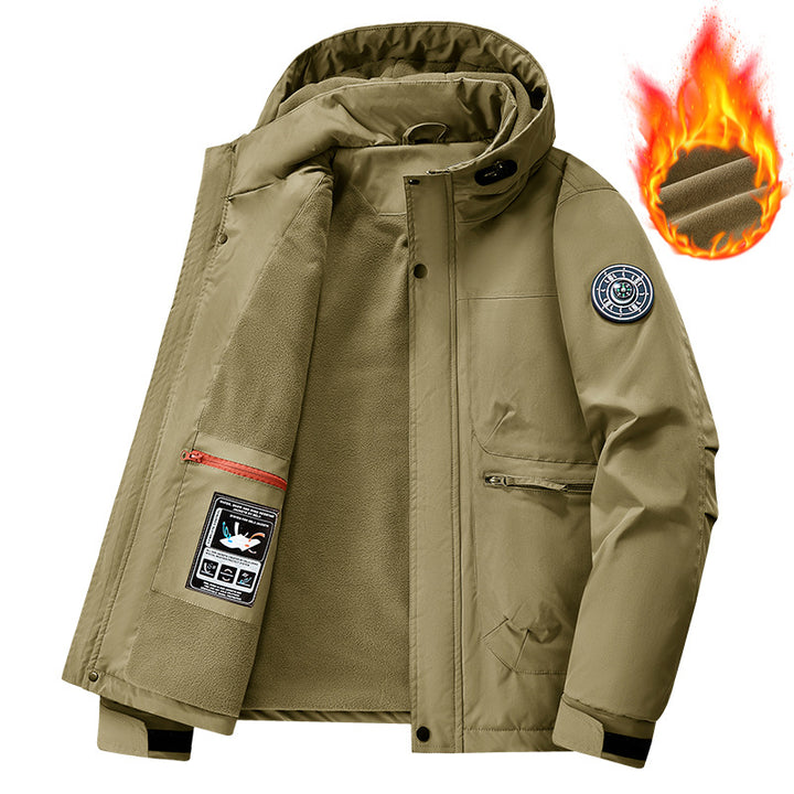 Men's Technical Weather Jacket with Removable Hood Mune Fashion