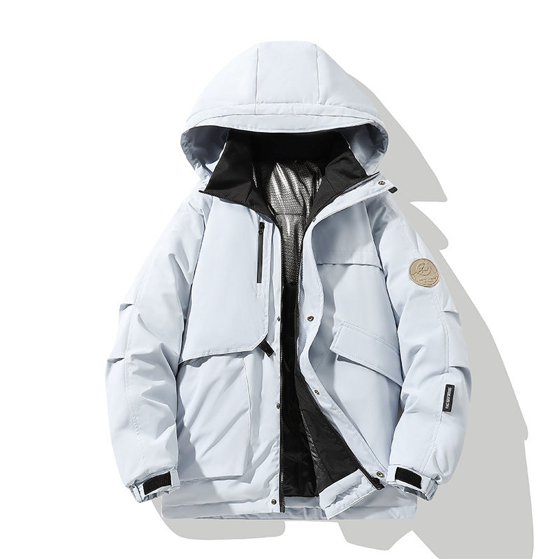 Men's Technical Hooded Field Parka with Thermal Insulation, Windproof Membrane and Multi-Pocket Mune Fashion
