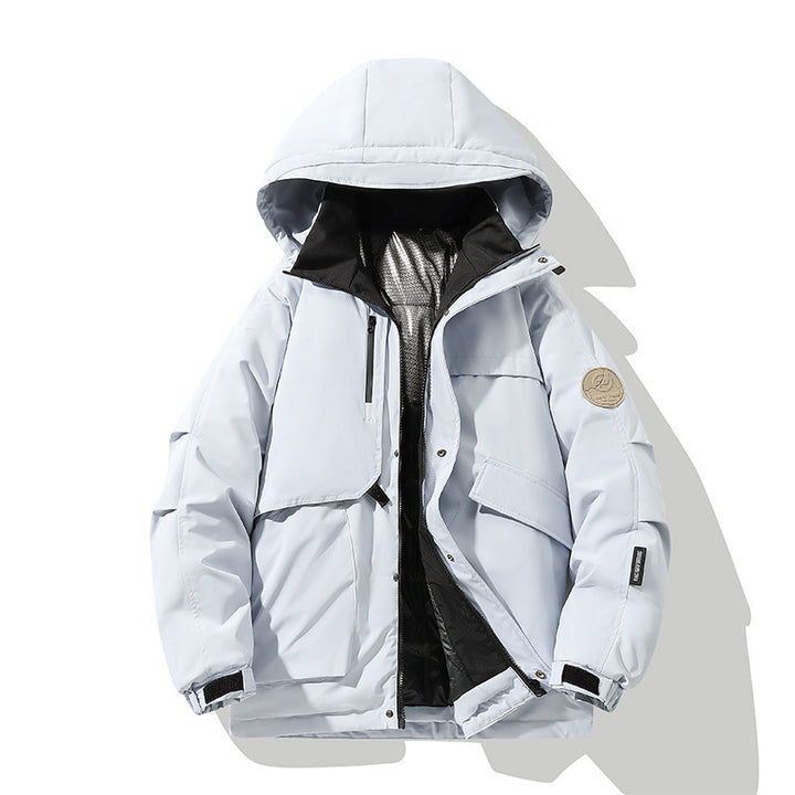 Men's Technical Hooded Field Parka with Thermal Insulation, Windproof Membrane and Multi-Pocket Mune Fashion