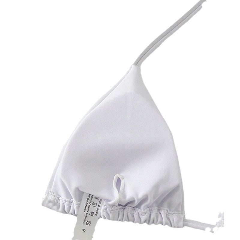 Women's triangle bikini top with sophisticated animal print Mune Fashion