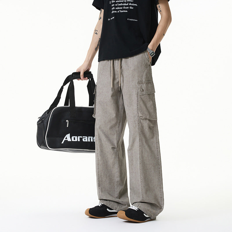 Damen Weite Baggy-Cargohose Mune Fashion