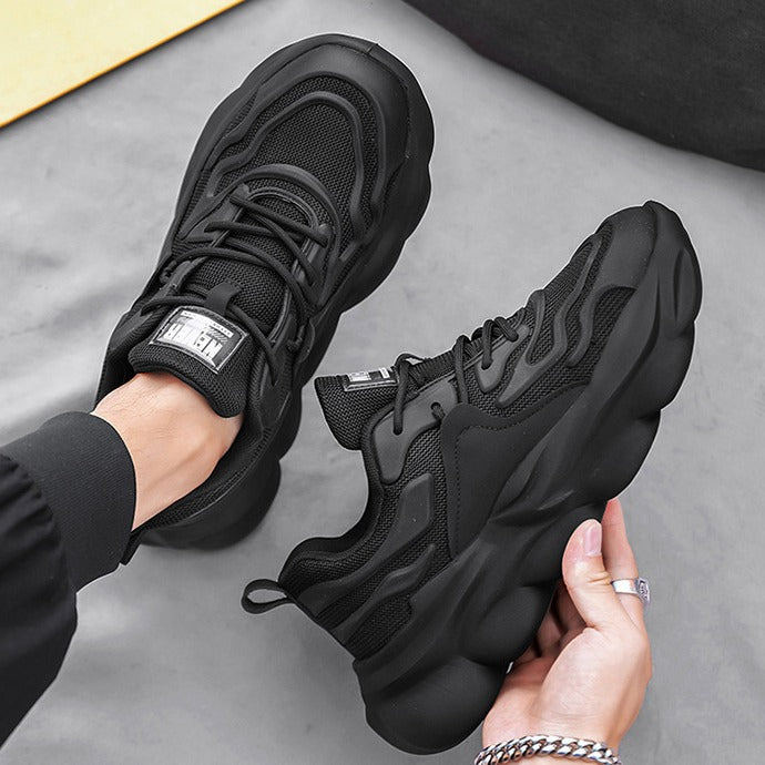 Women Sports Chunky Sneakers with cushioning sole and breathable textile upper Mune Fashion