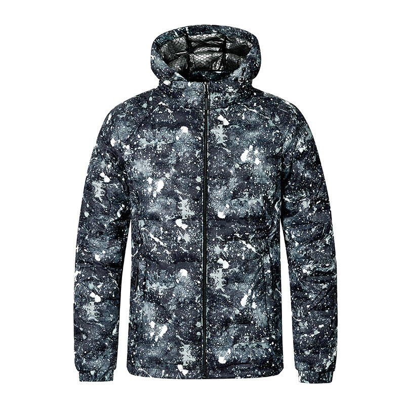 Men's Fashion Padded Jacket with Hood and Innovative Design Mune Fashion