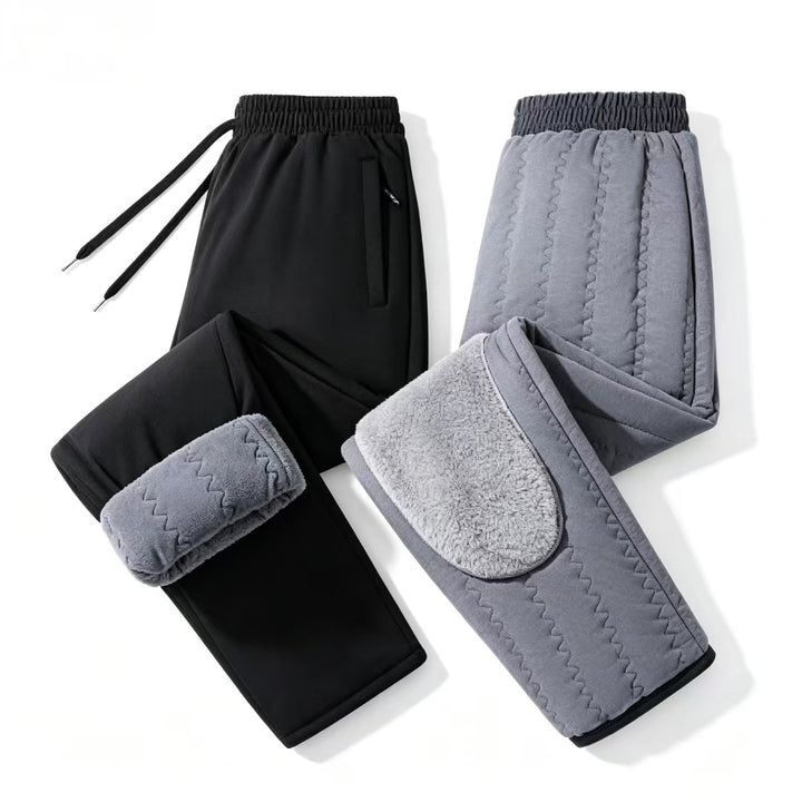 Women Cozy Fleece Jogging Pants with Reinforcements Mune Fashion
