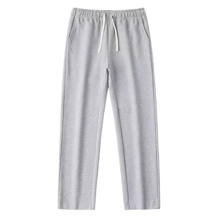 Men's Comfortable Casual Pants with Elastic Waistband and Side Pockets Mune Fashion