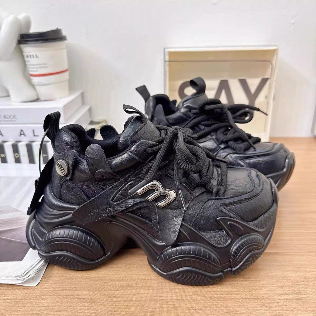 Women Trendy Chunky Sneakers with breathable mesh upper and innovative cushioning Mune Fashion