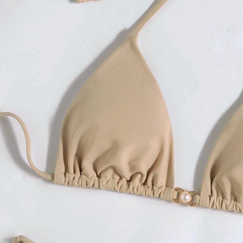 Women's Triangle Bikini with Elegant Knot Design Mune Fashion