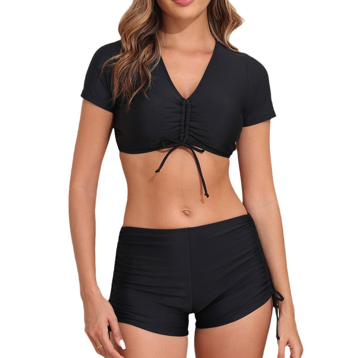 Women's sporty crop top and shorts set Mune Fashion