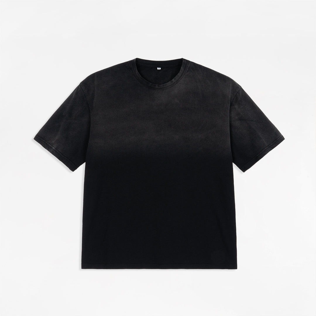 Men's Oversized Cotton T-Shirt with Crew Neck and Soft Vintage Effect Mune Fashion