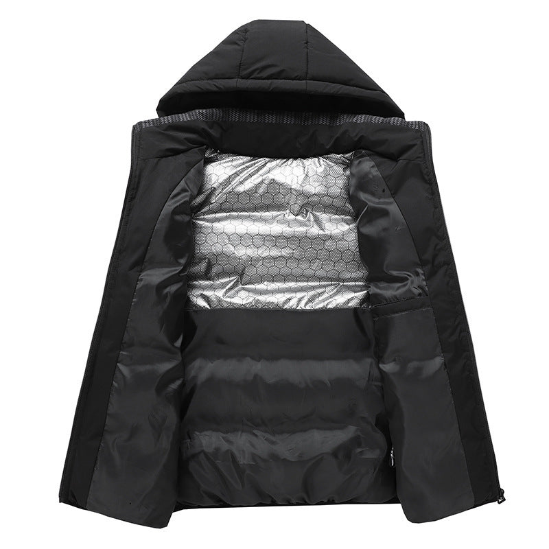 Men's Padded Vest with Hood Mune Fashion