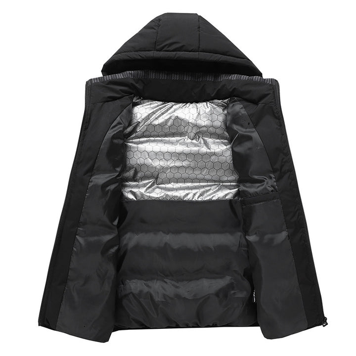 Men's Padded Vest with Hood Mune Fashion