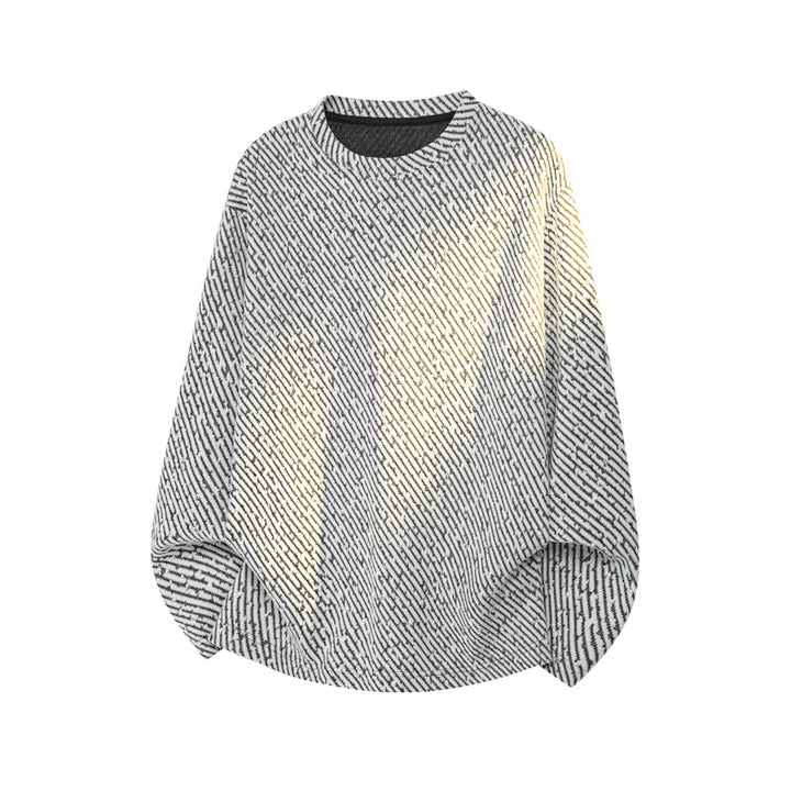 Men's Fashionable Long Sleeve Sweater with Creative Patterns Mune Fashion