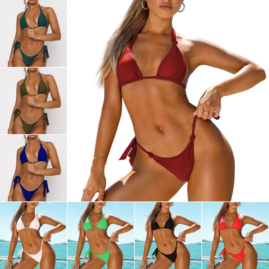 Women's triangle bikini with adjustable straps and minimalist details Mune Fashion