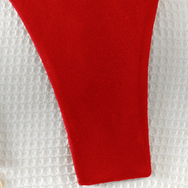 Ladies High-Waist Bikini Bottoms with Adjustable Ties Mune Fashion