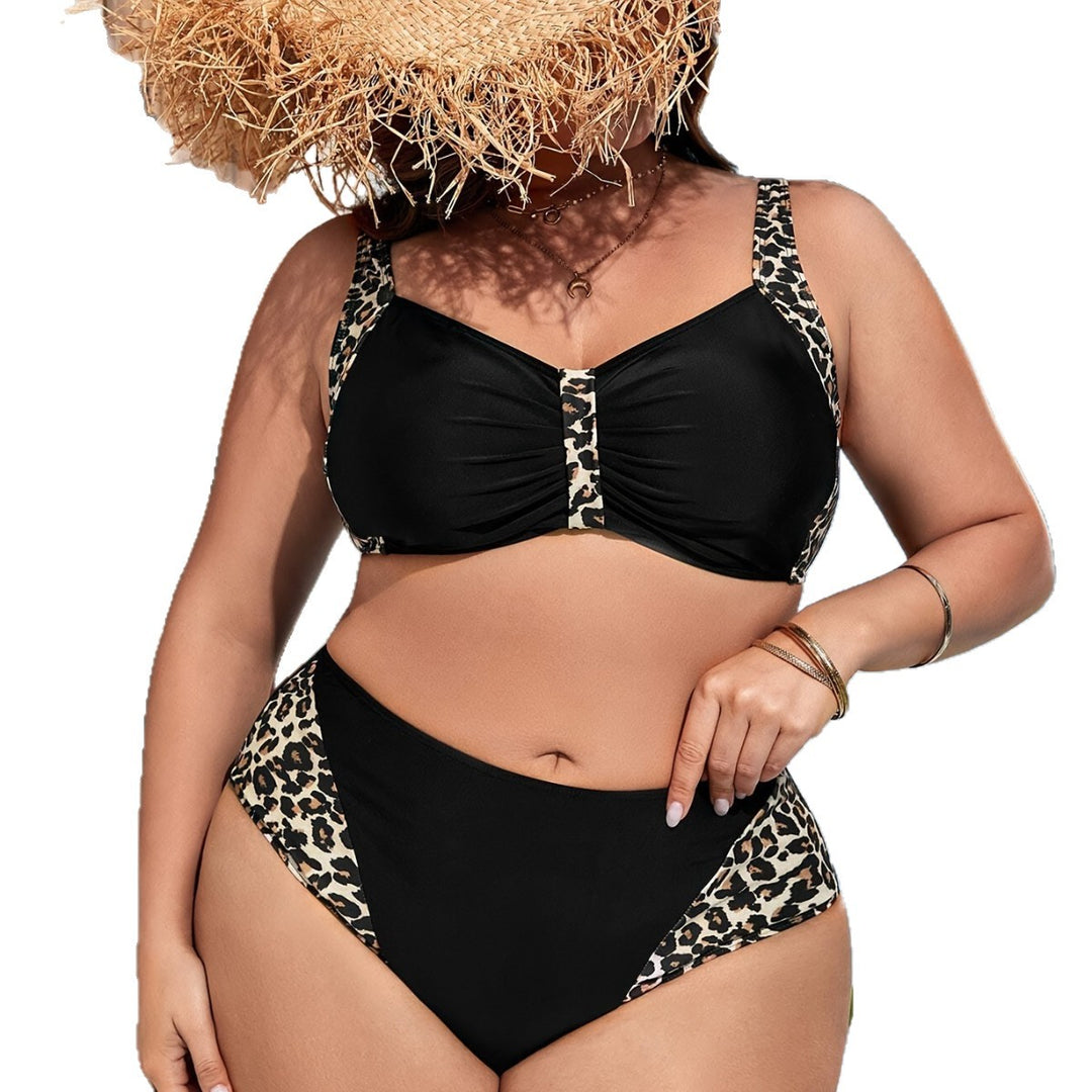 Women's Tailored Bikini with Leopard Print Mune Fashion