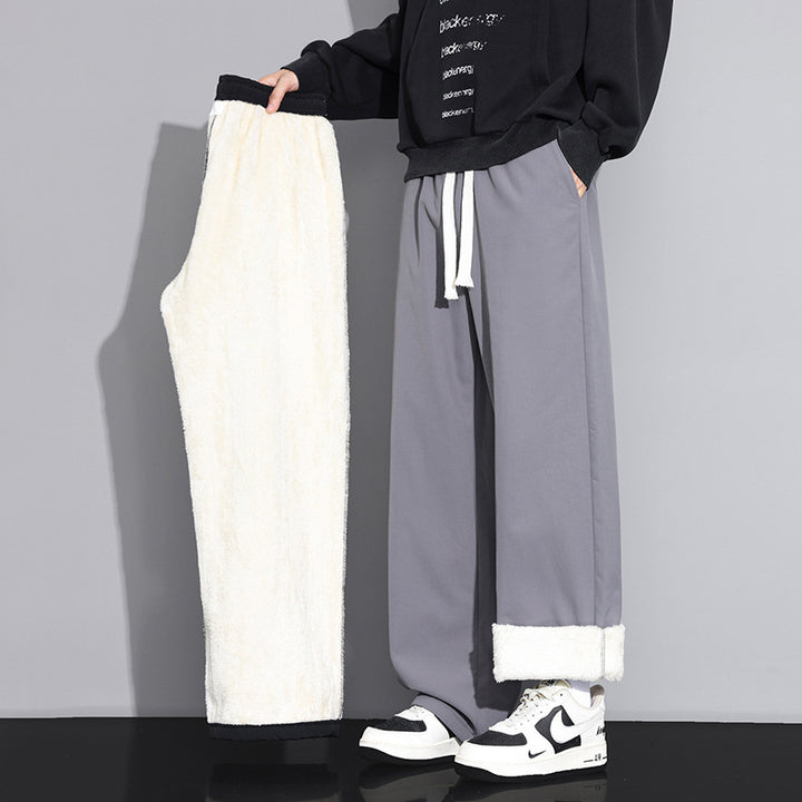 Men's Stylish Relaxed Fit Fleece Pants
