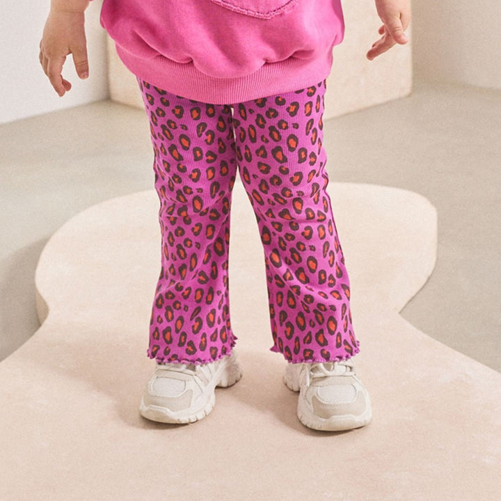 Ladies casual leggings with animal print Mune Fashion