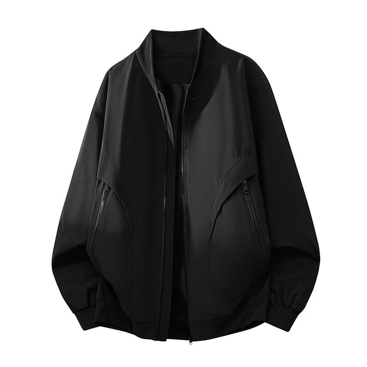Women's Fashion Bomber Jacket with Water Droplet Seal Technology Mune Fashion