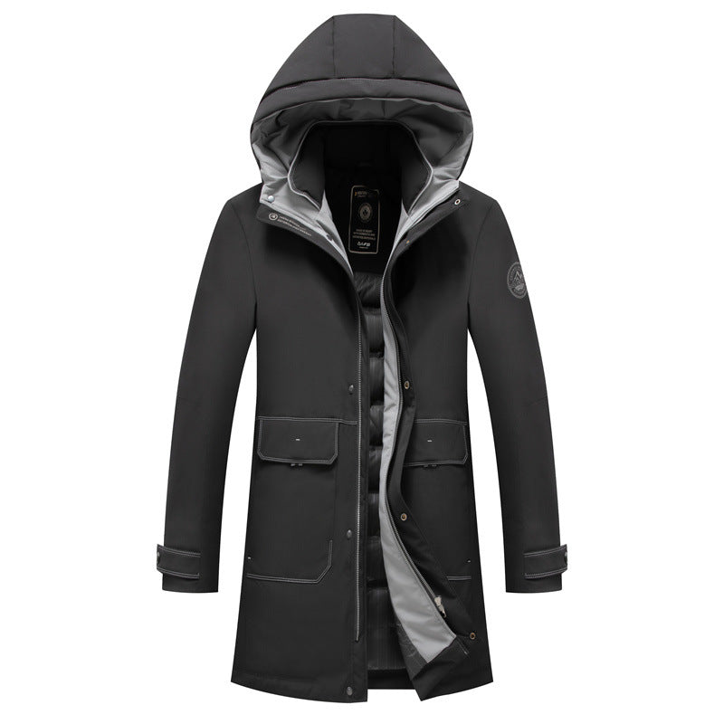 Men's winter parka with removable quilted inner jacket Mune Fashion