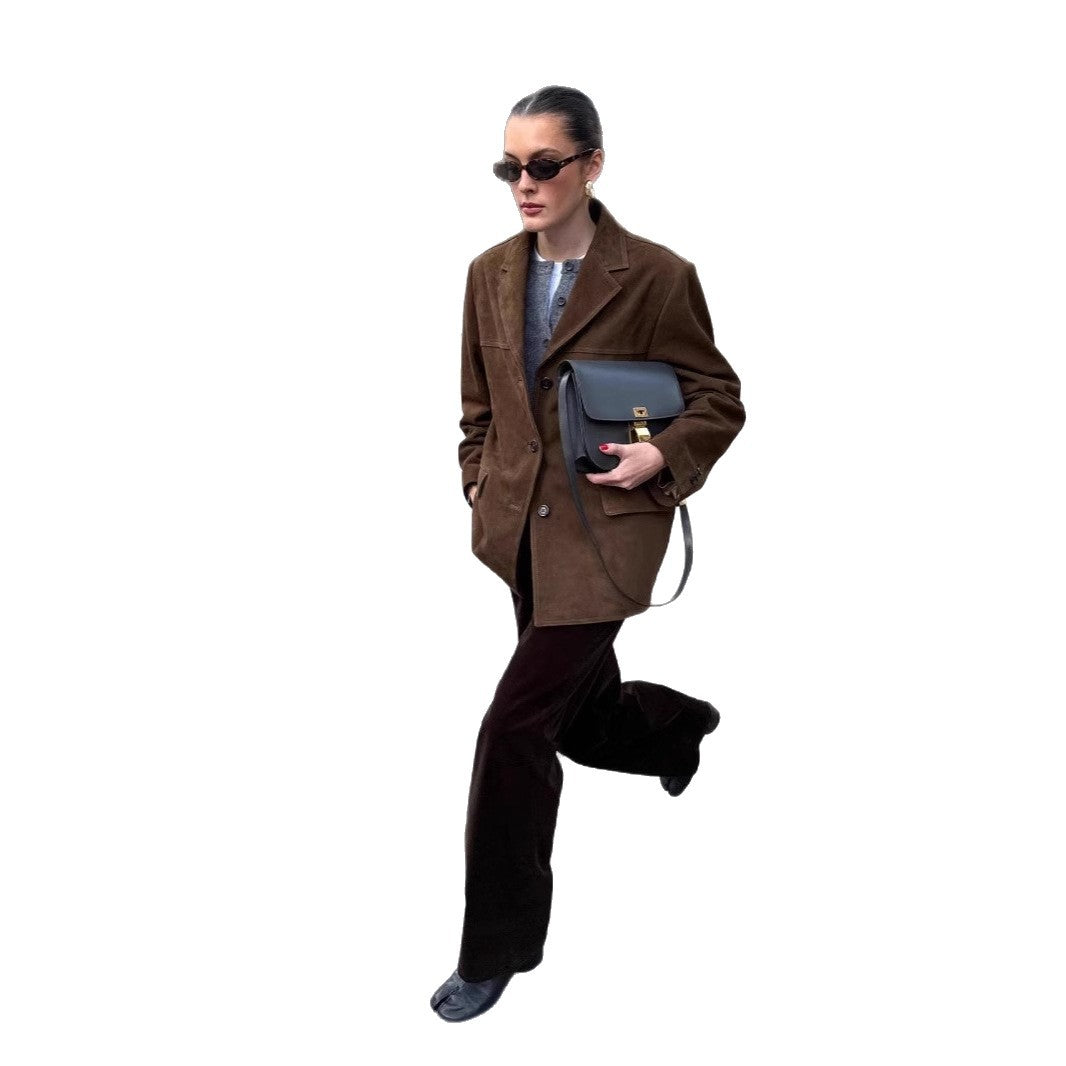 Women's Fashion Suede Jacket