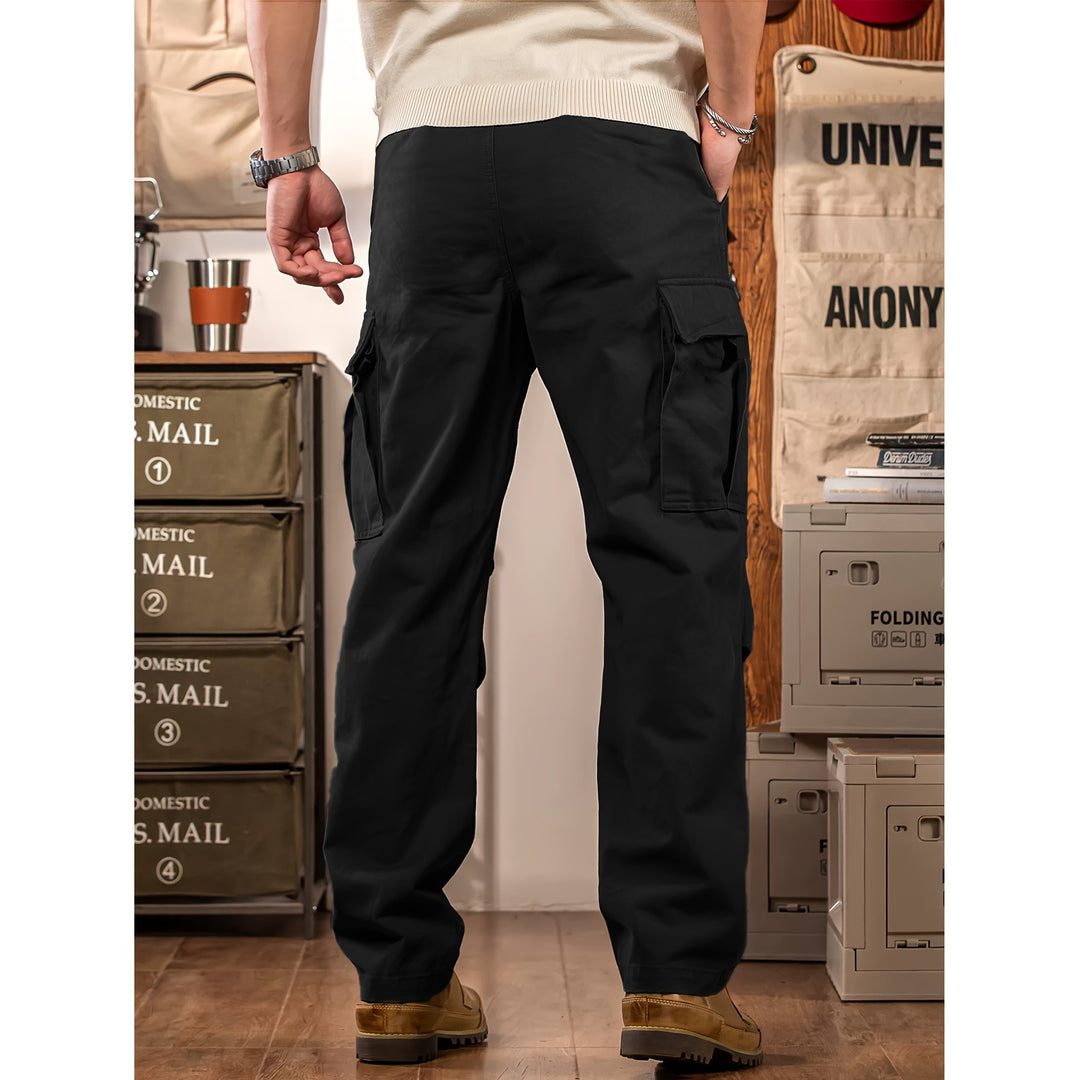 Men's Robust Cargo Pants with Practical Pockets Mune Fashion