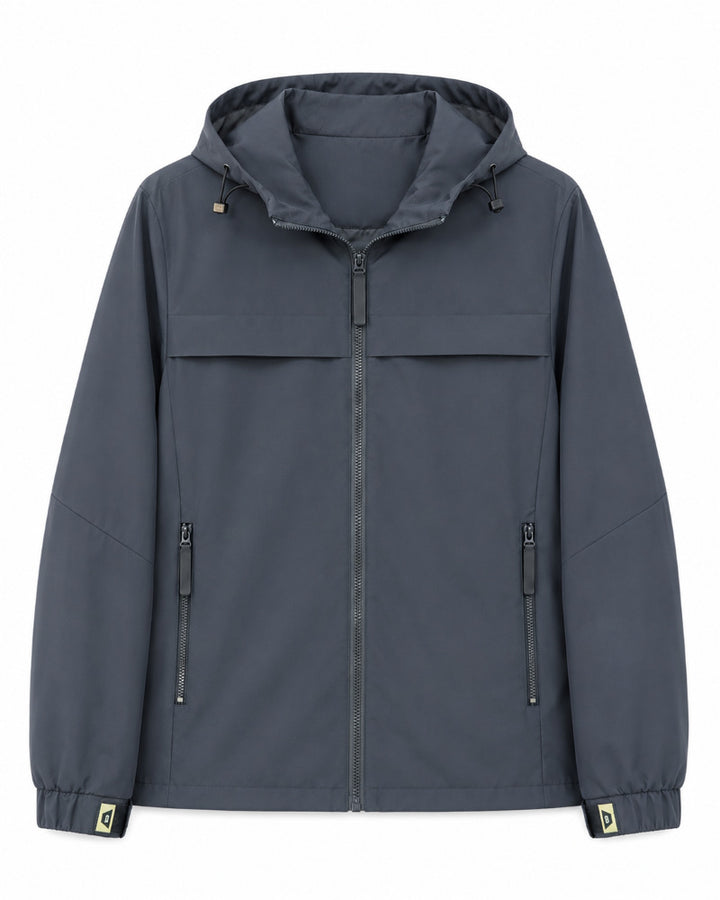 Men's Light Transition Jacket with Adjustable Hood Mune Fashion