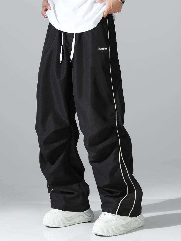 Men Comfortable Leisure and Sports Pants with Elastic Waistband and Side Pockets Mune Fashion