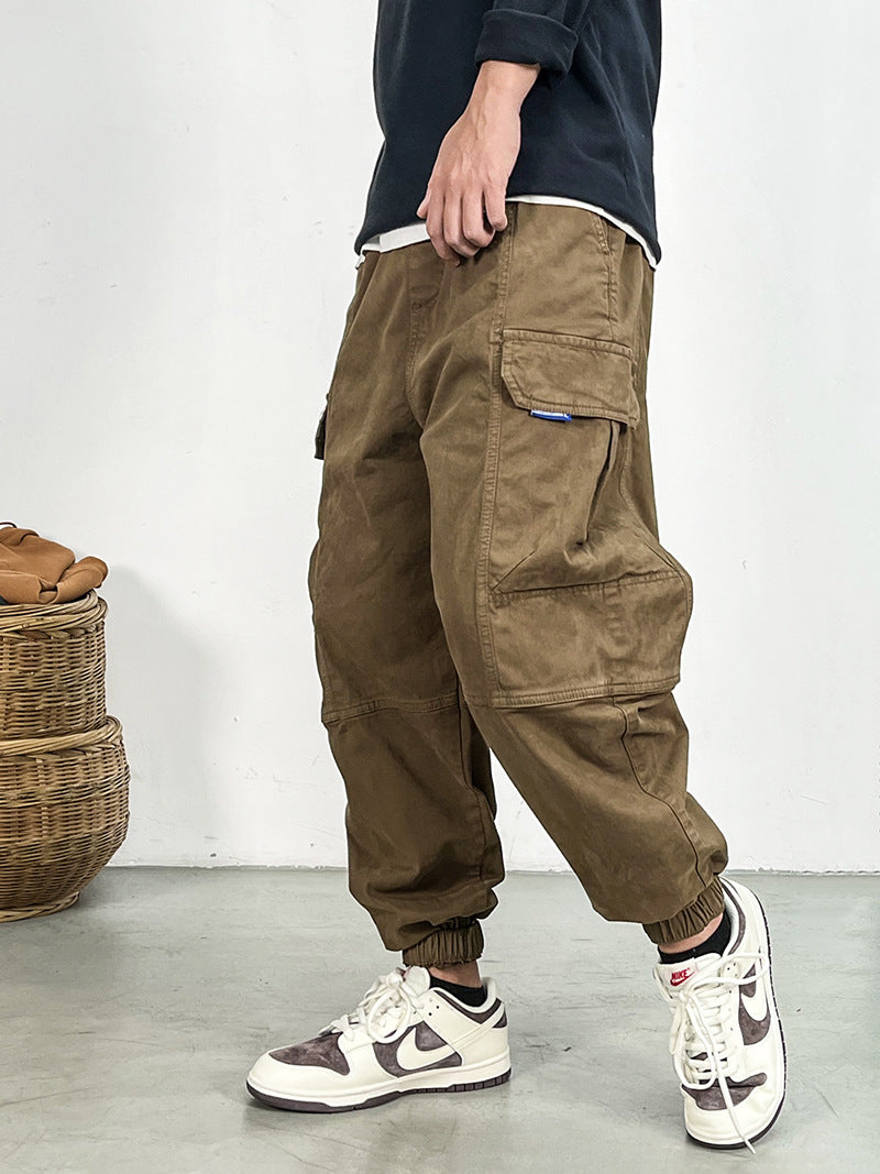 Men's cargo pants in camouflage utility style with straight leg and durable canvas Mune Fashion