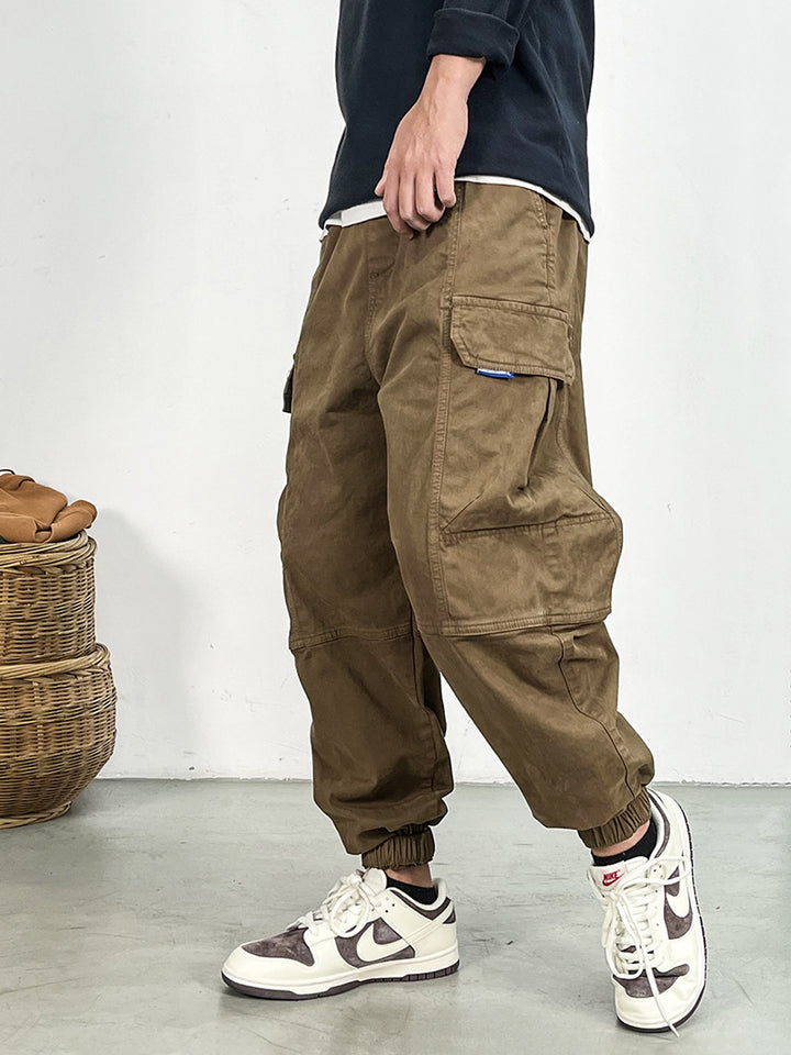 Men's cargo pants in camouflage utility style with straight leg and durable canvas Mune Fashion
