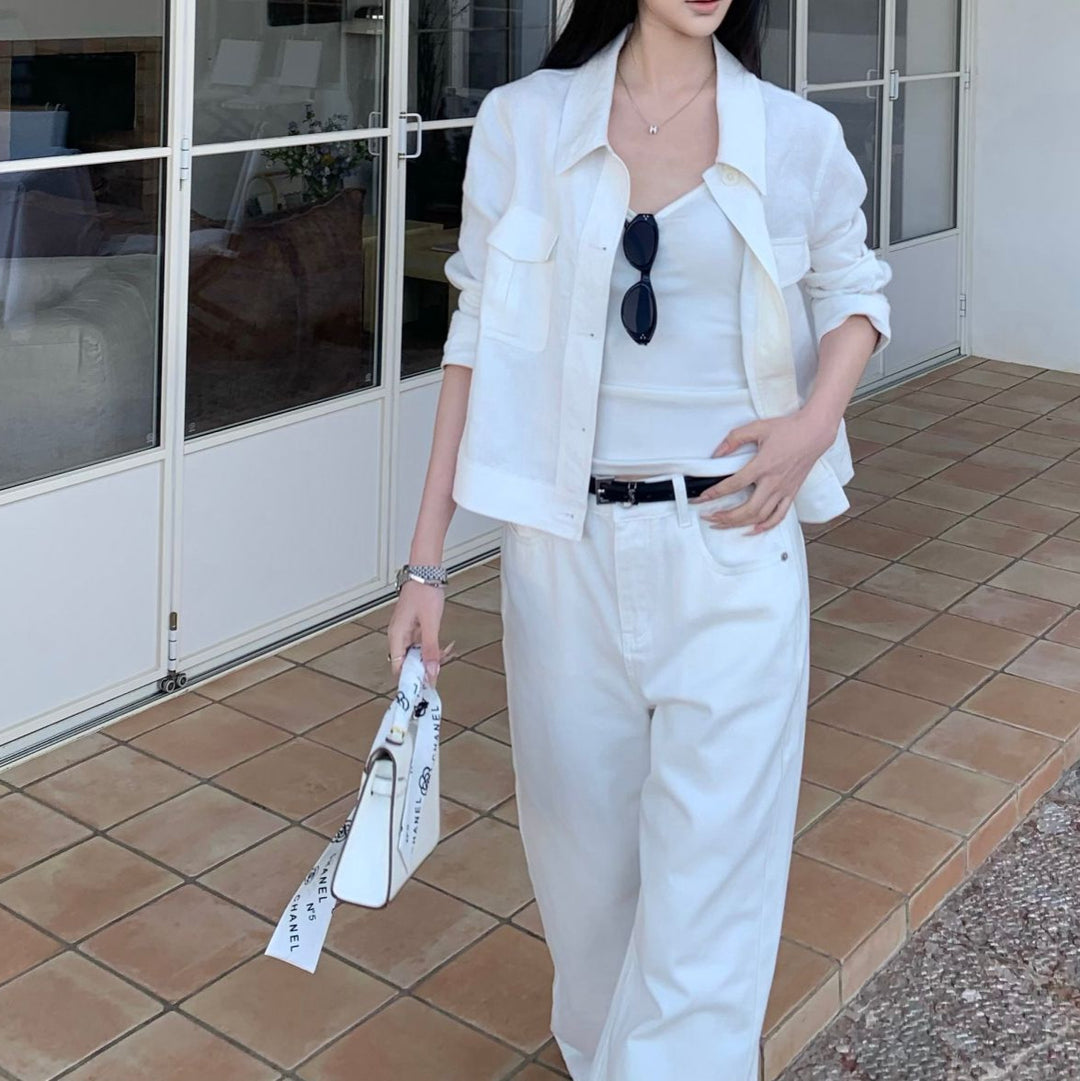 Women Casual and Stylish Linen Jacket Mune Fashion