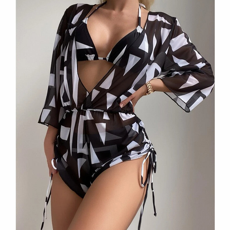 Women's Beach Overall with Floral Pattern Mune Fashion