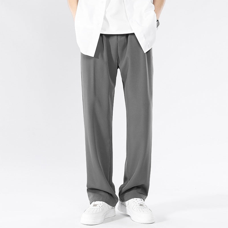 Men's Wide Palazzo Pants made of flowing viscose blend with pleats & side pockets Mune Fashion
