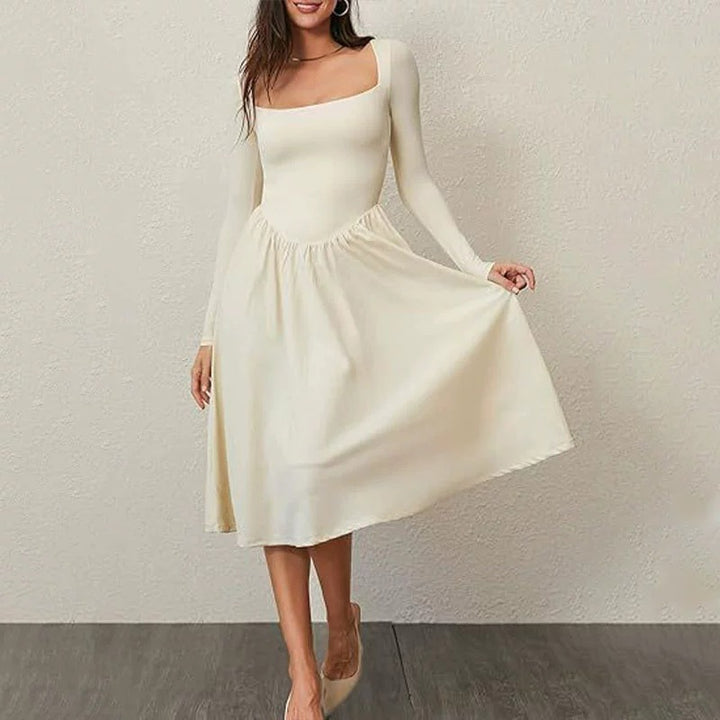 Women's Elegant Long Sleeve Summer Dress Mune Fashion