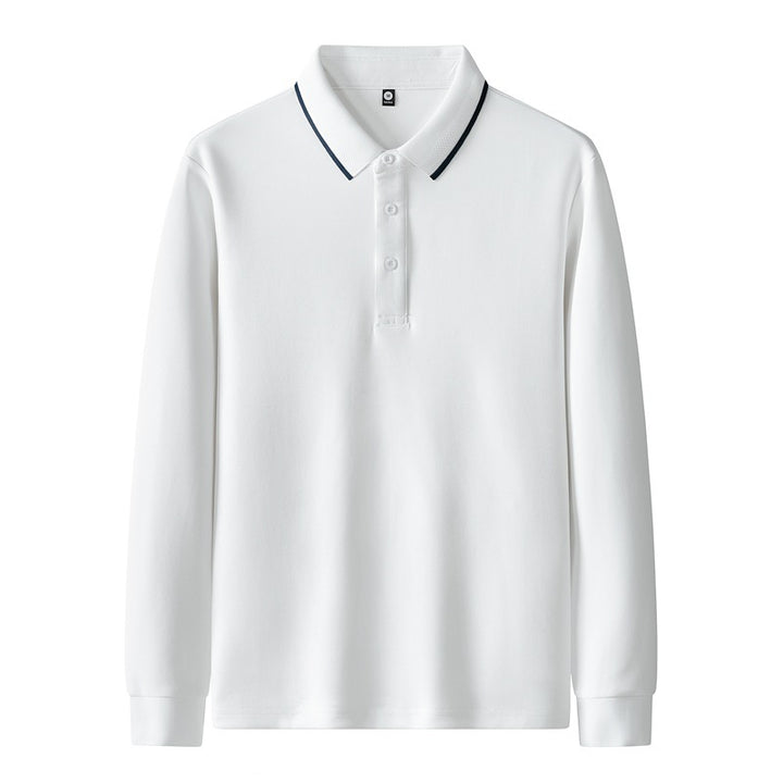 Women's polo shirt with long sleeves and button details Mune Fashion