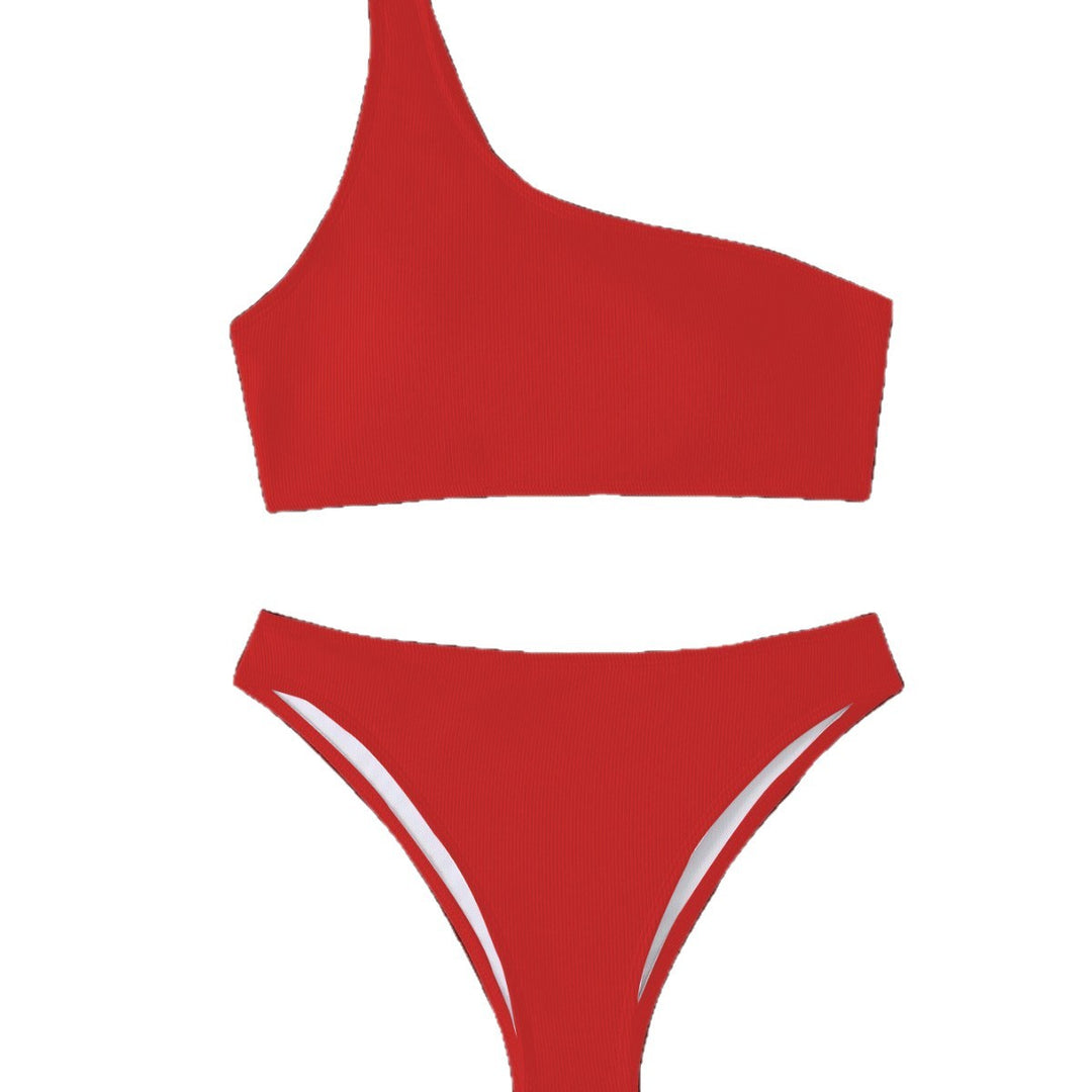 Women's One-Sided Bikini with Asymmetric Design Mune Fashion