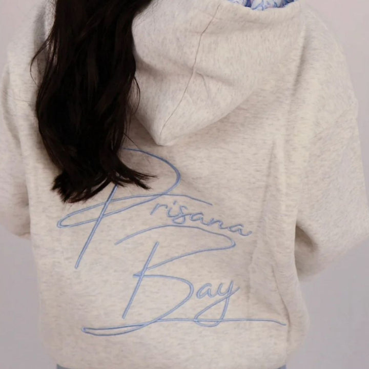 Women nan Oversize hoodie with star appliqués and lined hood Mune Fashion