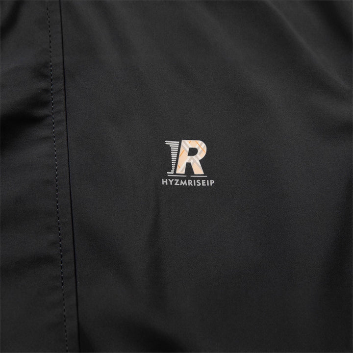 Men's Lightweight City Utility Jacket with Stand-Up Collar, Concealed Front Placket and Zipper Pockets Mune Fashion