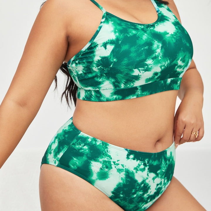 Women's Bikini Set with Fashionable Gradient Mune Fashion