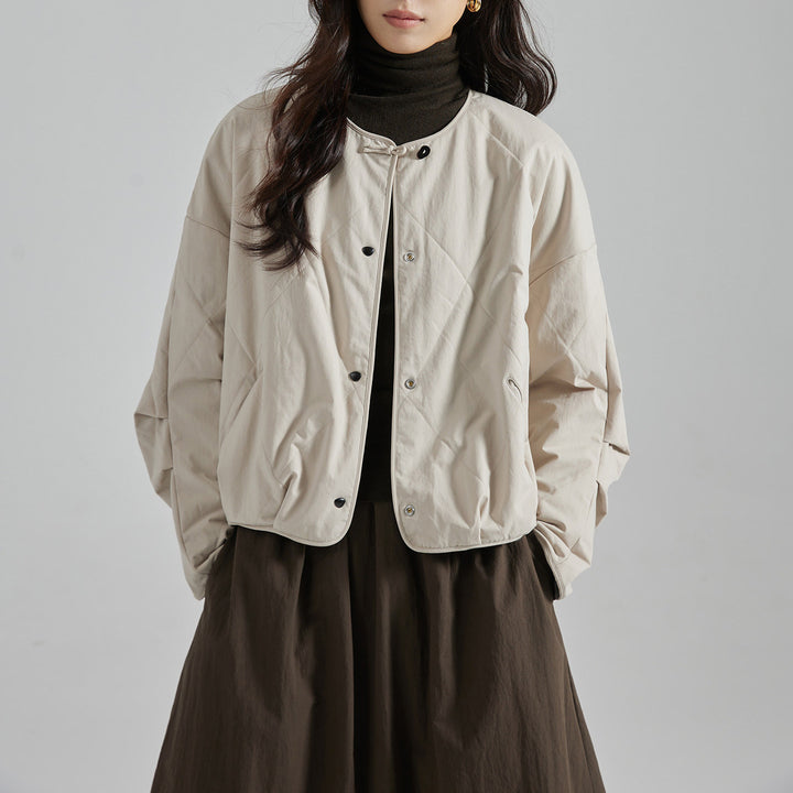 Women’s fashionable transitional jacket with casual cut Mune Fashion