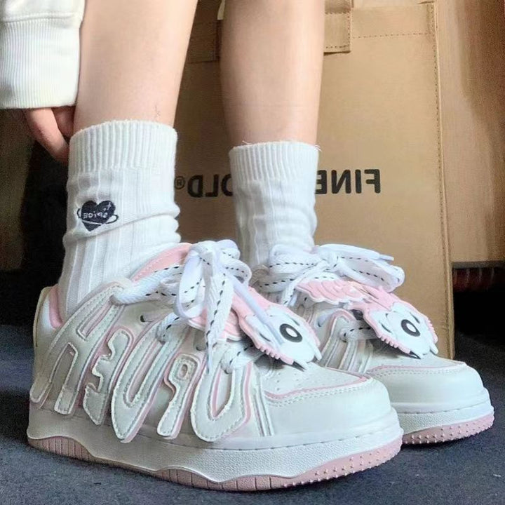 Women Sneakers with playful animal design and comfortable sole Mune Fashion