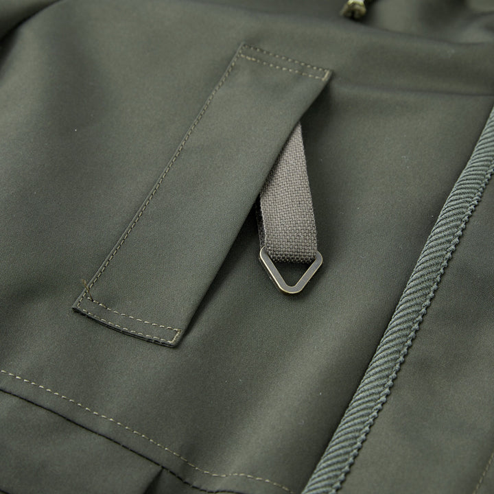 Men's padded winter parka with teddy lining, hood, and multifunction pockets Mune Fashion